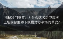 揭秘冷门细节：为什么这名后卫每次上场前都要蹲下摸摸对方半场的草皮？
